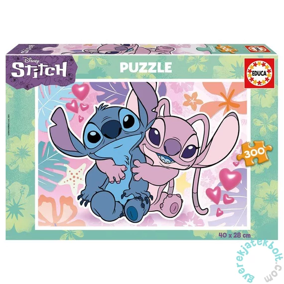 Educa 300 db-os puzzle - Disney - Stitch és Angel (19964)