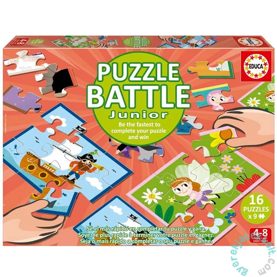 Educa Puzzle párbaj Junior társasjáték - Fantázia (20118)