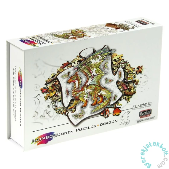 Eureka 104 db-os Rainbow Fa puzzle - Sárkány (EUR34667)