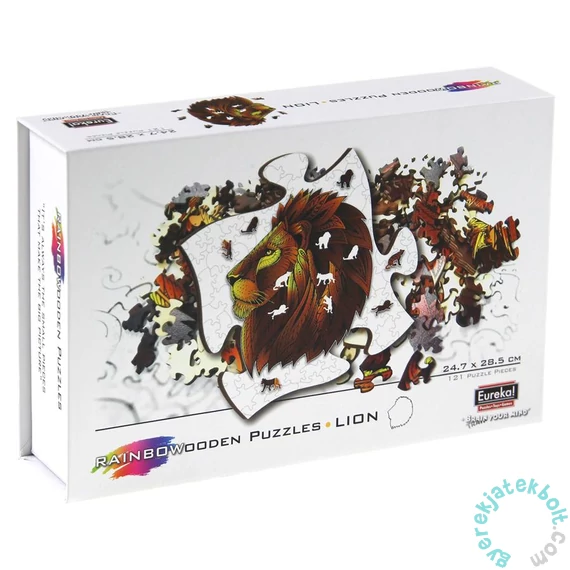 Eureka 121 db-os Rainbow Fa puzzle - Oroszlán (EUR34658)