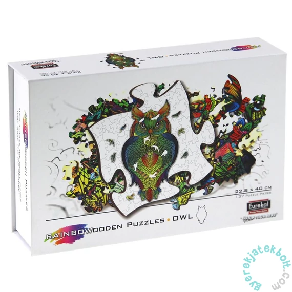Eureka 137 db-os Rainbow Fa puzzle - Bagoly (EUR34659)