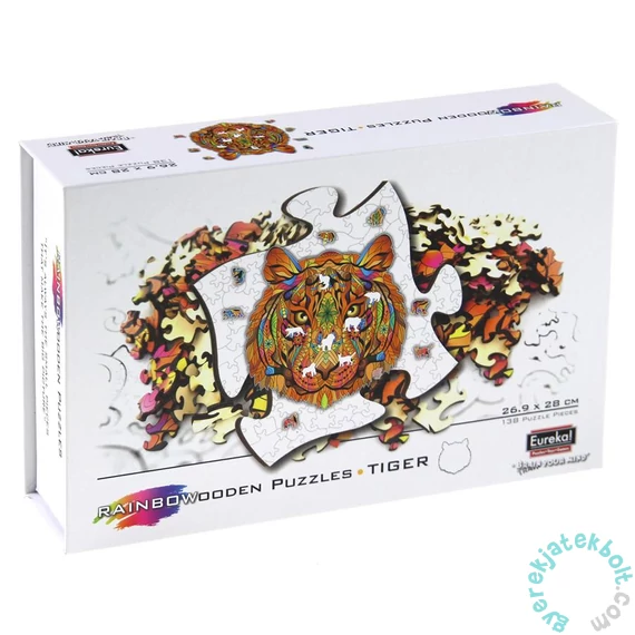 Eureka 138 db-os Rainbow Fa puzzle - Tigris (EUR34635)