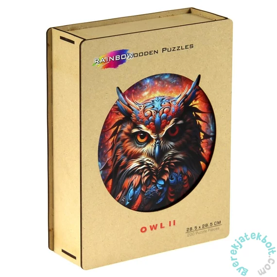 Eureka 200 db-os Rainbow Fa puzzle - Bagoly 2 (EUR34671)