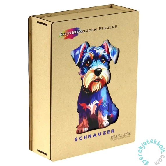 Eureka 200 db-os Rainbow Fa puzzle - Schnauzer (EUR34674)
