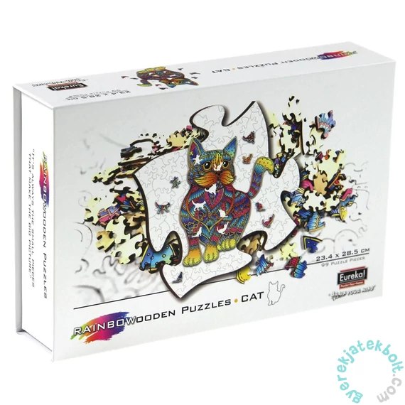 Eureka 99 db-os Rainbow Fa puzzle - Cica (EUR34657)