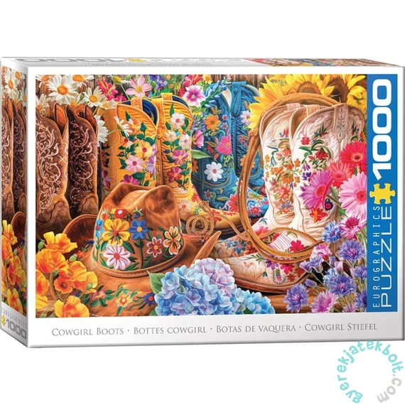 EuroGraphics 1000 db-os puzzle - Cowgirl Boots, Lars Stewart (6000-5948)