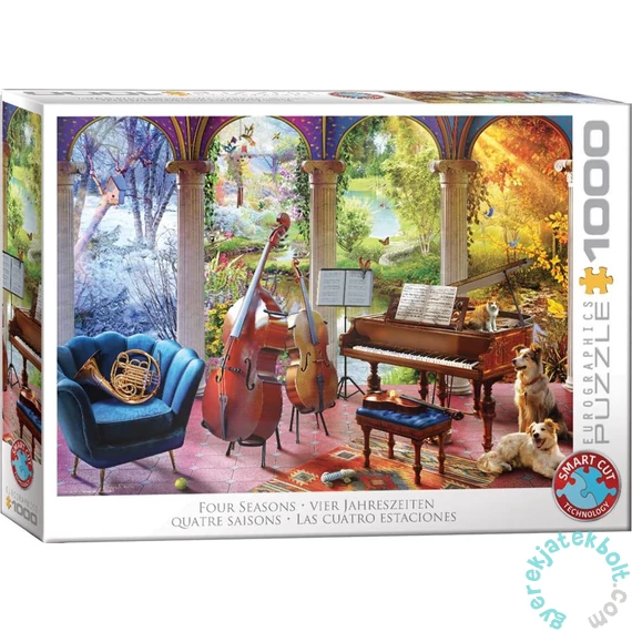 EuroGraphics 1000 db-os puzzle - Four Seasons, Angelo Bonito (6000-6013)