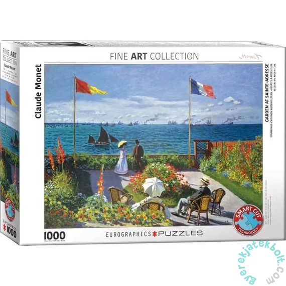 EuroGraphics 1000 db-os puzzle - Garden at Sainte-Adress, Monet (6000-6039)