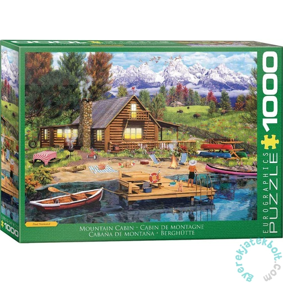 EuroGraphics 1000 db-os puzzle - Grand Teton Cabin (6000-5726)