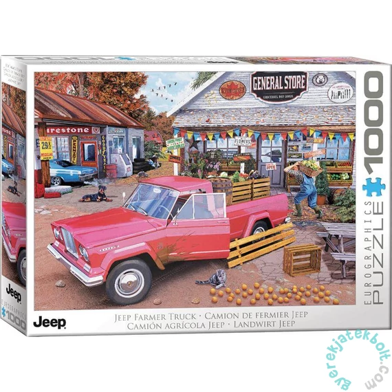 EuroGraphics 1000 db-os puzzle - Jeep Farmer Truck (6000-5703)