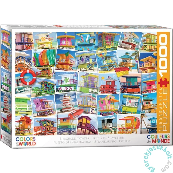 EuroGraphics 1000 db-os puzzle - Lifeguard Towers (6000-5725)