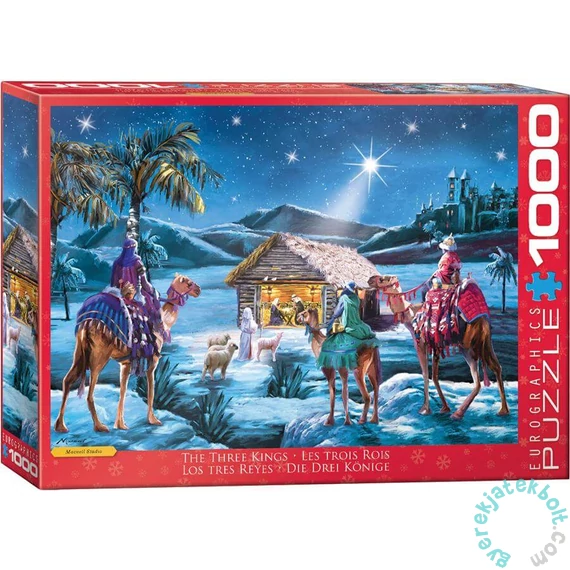 EuroGraphics 1000 db-os puzzle - Nativity - The Three Kings, Macneil (6000-6002)