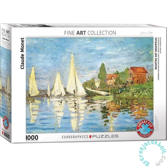 EuroGraphics 1000 db-os puzzle - Regattas at Argenteuil, Monet (6000-6040)