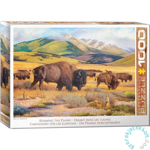 EuroGraphics 1000 db-os puzzle - Roaming the Plains by Hayden Lambson (6000-5874)