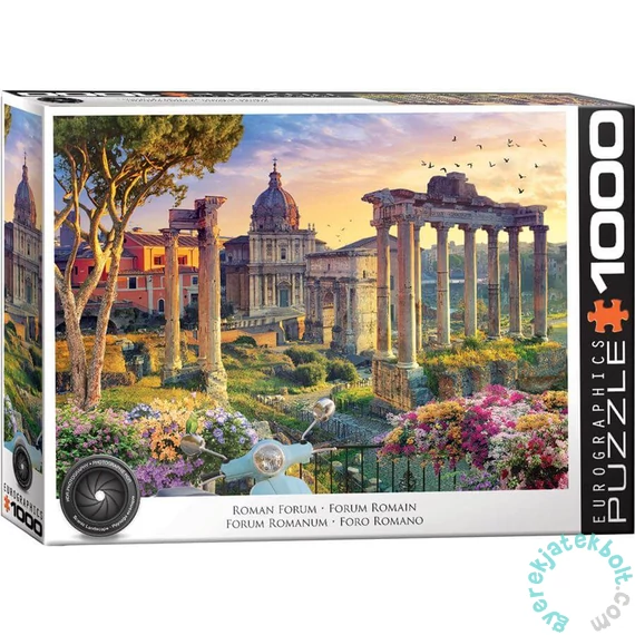 EuroGraphics 1000 db-os puzzle - Roman Forum, Rome, Italy (6000-6003)