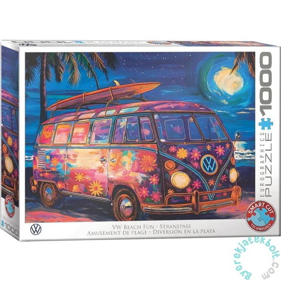EuroGraphics 1000 db-os puzzle - VW Beach Fun (6000-5950)