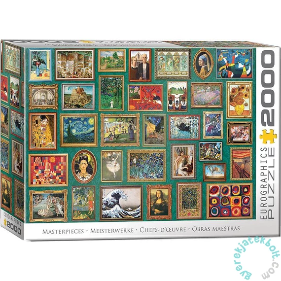 EuroGraphics 2000 db-os puzzle - Masterpieces (8220-6041)