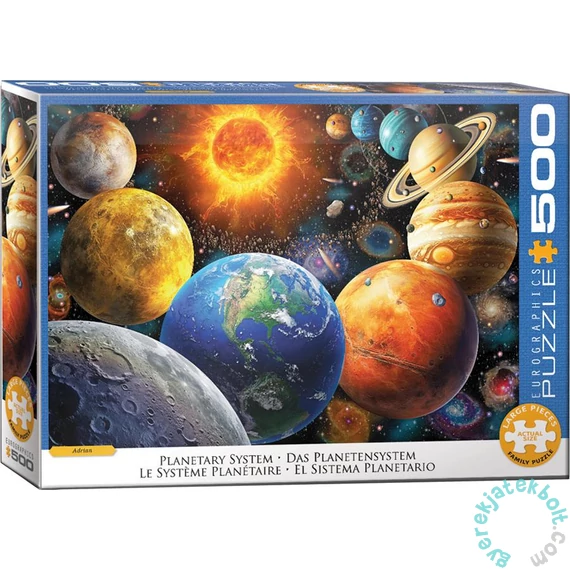 EuroGraphics 500 db-os puzzle - Planetary System, Adrian (6500-6007)