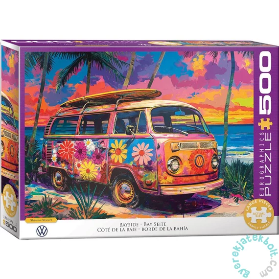 EuroGraphics 500 db-os puzzle - VW - Bayside, Shawna Stewart (6500-5992)