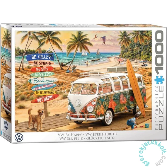 EuroGraphics 1000 db-os puzzle - VW Be Happy (6000-6066)