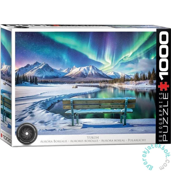 EuroGraphics 1000 db-os puzzle - Yukon Northern Lights (6000-6107)
