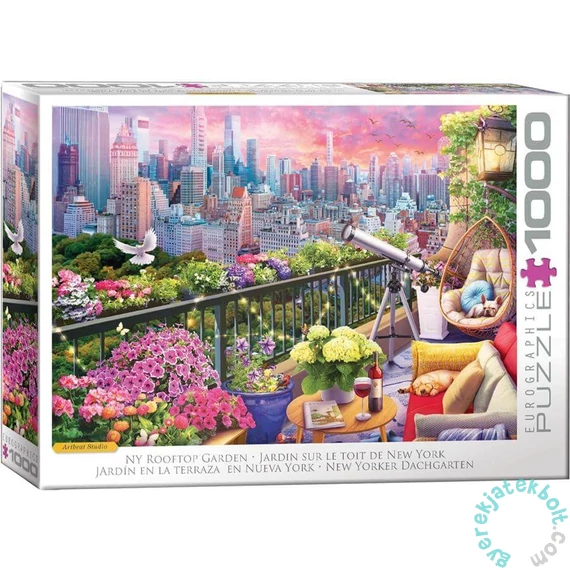 EuroGraphics 1000 db-os puzzle - NY Rooftop Garden (6000-6161)