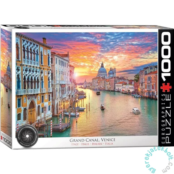 EuroGraphics 1000 db-os puzzle - Venice, Grand Canal (6000-6167)