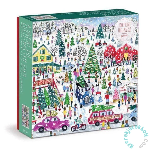 Galison 1000 db-os Fóliás puzzle - Christmas Tree Farm, Michael Storrings (75840)
