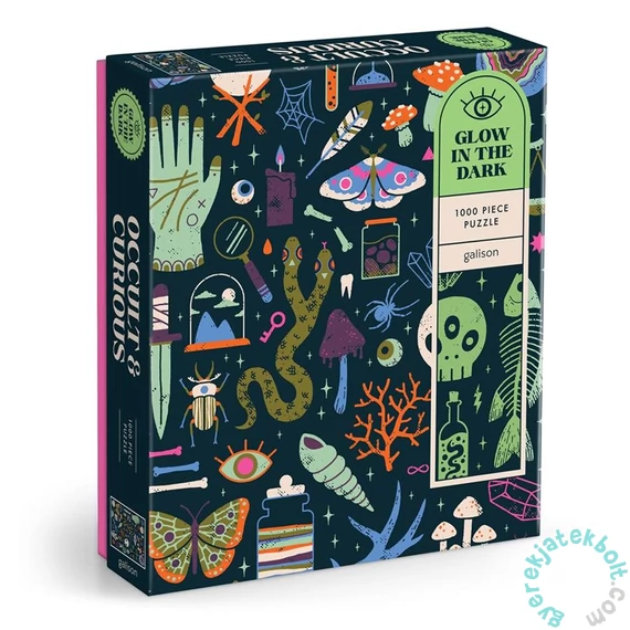 Galison 1000 db-os Foszforeszkáló puzzle - Occult and Curious (82534)