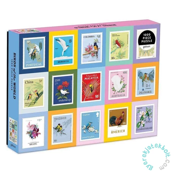 Galison 1000 db-os puzzle - Birds of the World (65186)