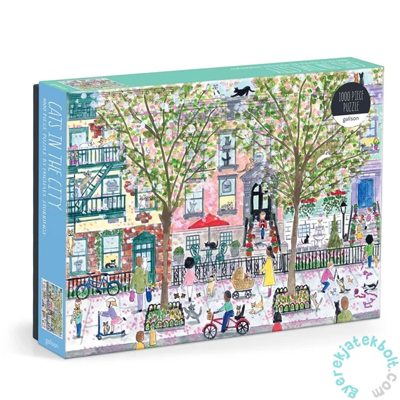 Galison 1000 db-os puzzle - Cats In The City, Michael Storrings (84842)