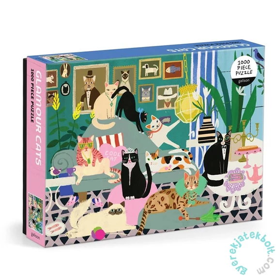 Galison 1000 db-os puzzle - Glamour Cats (84491)