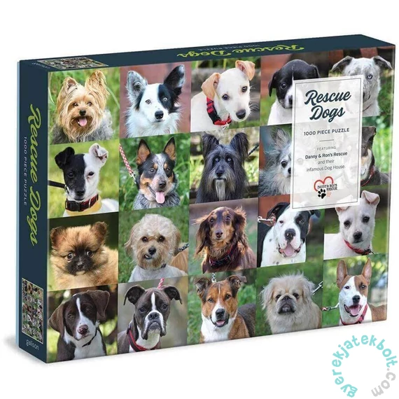 Galison 1000 db-os puzzle - Rescue Dogs (69535)
