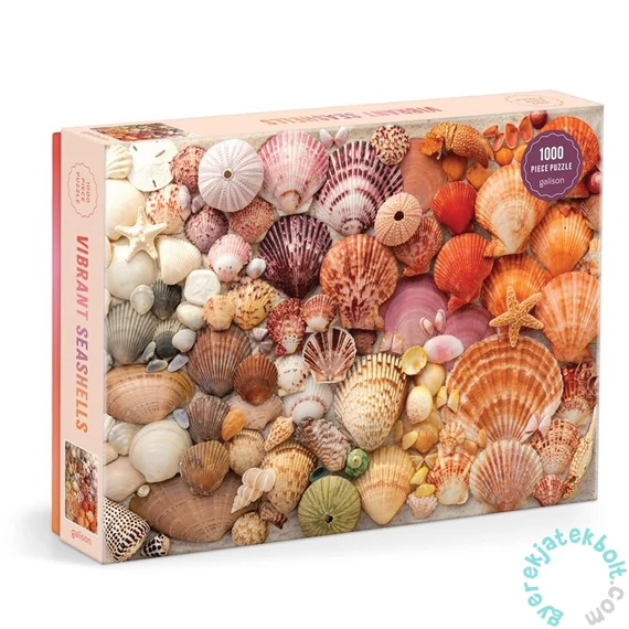 Galison 1000 db-os puzzle - Vibrant Seashells (80608)