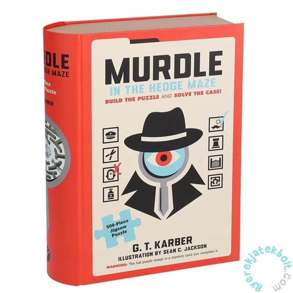 Galison 500 db-os puzzle - Murdle in the Hedge Maze (35684)