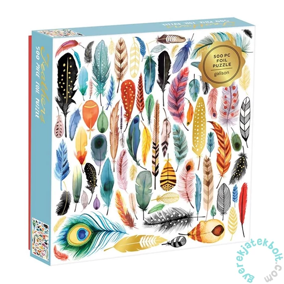 Galison 500 db-os Fóliás puzzle - Feathers (57822)