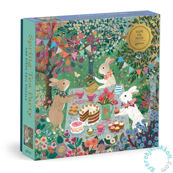 Galison 500 db-os Fóliás puzzle - Spring Tea Party (84514)
