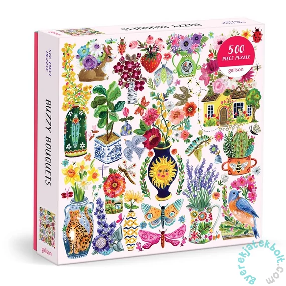 Galison 500 db-os puzzle - Buzzy Bouquets (84422)