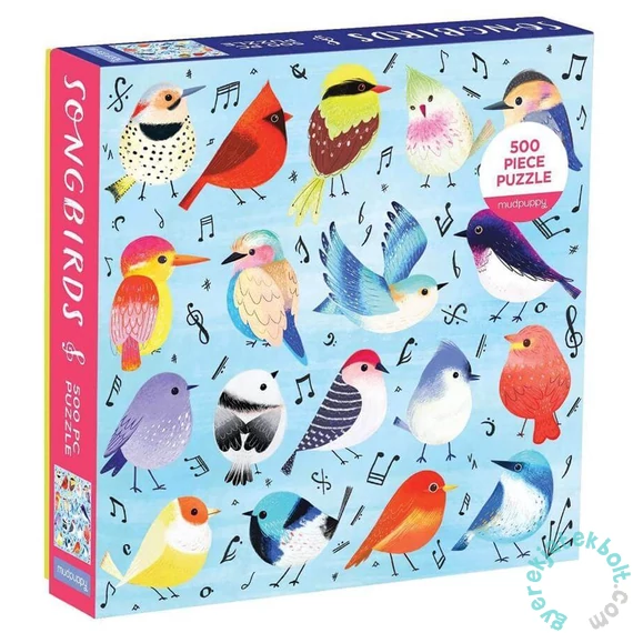 Galison 500 db-os puzzle - Mudpuppy - Songbirds (57655)