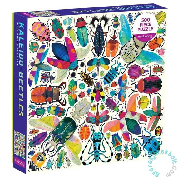 Galison 500 db-os puzzle - Mudpuppy - Kaleido Beetles (62338)