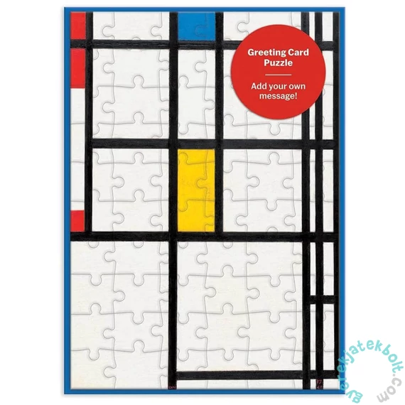 Galison 60 db-os Képeslap puzzle - MoMA Mondrian (67173)