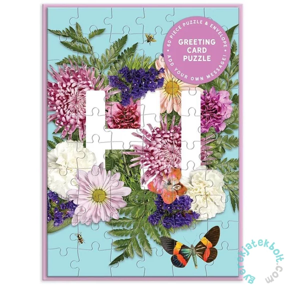 Galison 60 db-os Képeslap puzzle - Say It With Flowers - Hi (67241)