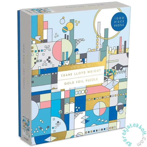 Galison 1000 db-os Fóliás puzzle - City By The Sea, Frank Lloyd Wright (67500)