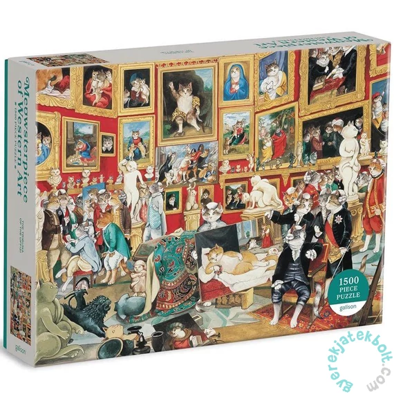 Galison 1500 db-os puzzle - Tribuna of the Uffizi Meowsterpiece (69719)