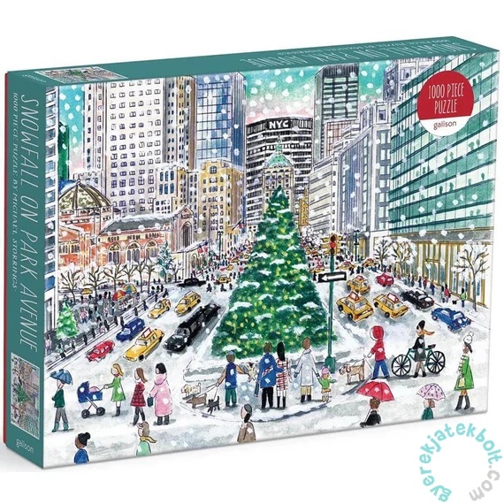 Galison 1000 db-os puzzle - Snowfall on Park Avenue, Michael Storrings (71989)