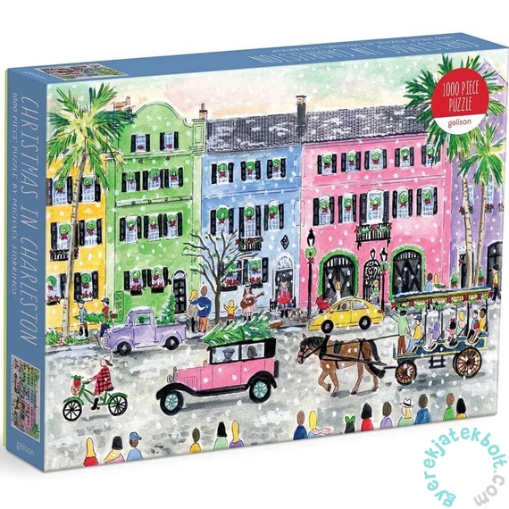 Galison 1000 db-os puzzle - Christmas in Charleston, Michael Storrings (72030)