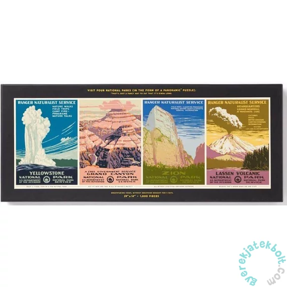 Galison 1000 db-os panoráma puzzle - National Parks (75833)