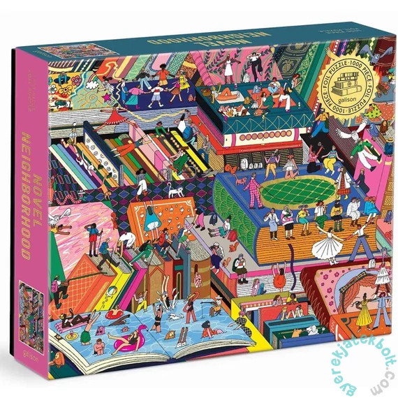 Galison 1000 db-os Fóliás puzzle - Novel Neighborhood (75956)