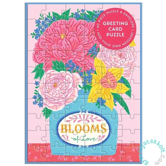 Galison 60 db-os Képeslap puzzle - Blooms of Love (78261)