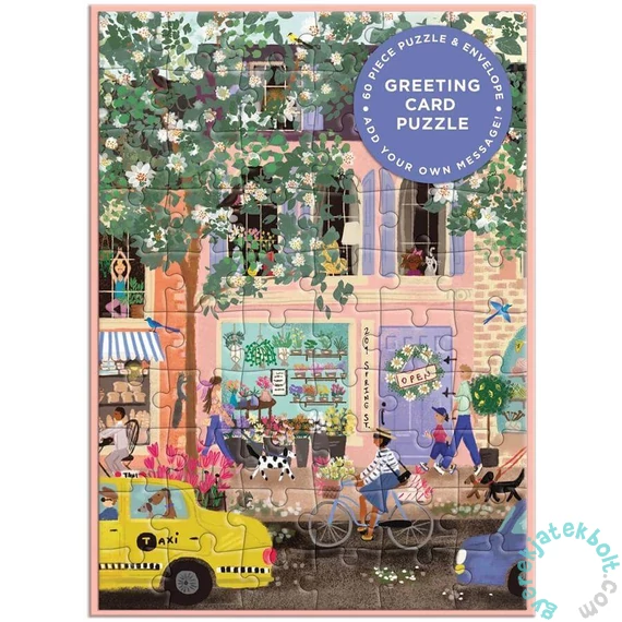 Galison 60 db-os Képeslap puzzle - Spring Street, Joy Laforme (78285)